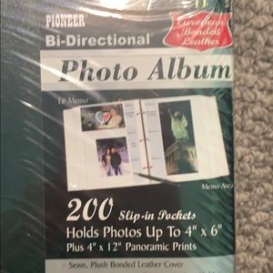 2Pack leather albums 4”x6” photos Read description